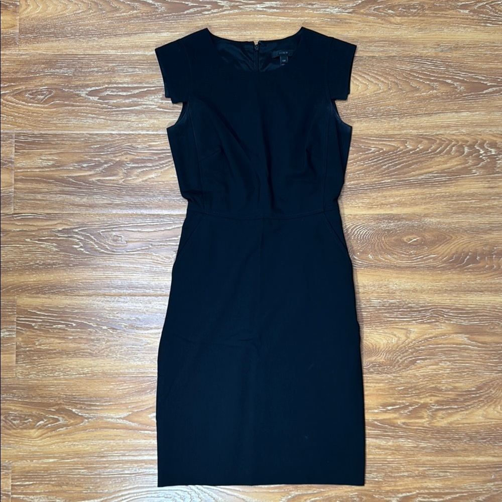 J Crew Interview Dress with Cap Sleeves